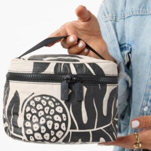 ALOHA Collection Black and White Cosmetic Bag